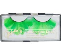 Cils artificiels en plumes (vert)