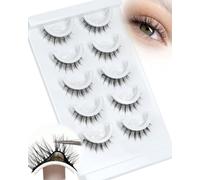 Cils Auto-AdhéSifs Manga Cils Pré-ColléS RéUtilisables Eyelashes à Pression C Curl Lashs Sans Colle Doux Et Confortable DIY à La Maison par Obeyalash (812)