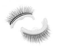 Cils auto-adhésifs réutilisables 3D maquillage cils auto-adhésifs faux pour femmes fille outil de maquillage des yeux 1 paire Style2 faux