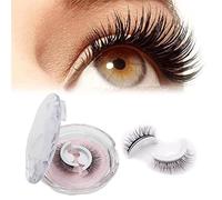 Cils auto-adhésifs Réutilisables sans colle, Faux Cils auto-adhésifs, Faux Cils Naturels et Moelleux, Maquillage Faux Cils Épais, Doux et Imperméables, pour Femmes et Filles
