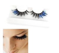 Cils colorés, grappes de cils colorées,Extension de cils Faux cils pailletés | Grappes de cils de couleur, cils colorés, cils colorés pour le maquillage des yeux de Noël et du nouvel an