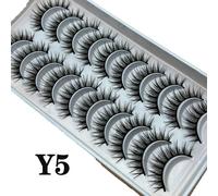 Cils De Bande Russe 10 Paires De Cils De Vison Moelleux 3d Faux Cils Cils De Volume Russe Faux Cils Maquillage De Tenue.Y5.Dd