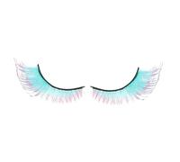 Cils de couleur - Faux cils colorés, maquillage des yeux long volume pour mariage, fierté, fête, Halloween, débutants, utilisation sur scène