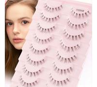 Cils œil de chat 3/10 paires de cils 3D réutilisables, outils de faux cils doux et ondulés