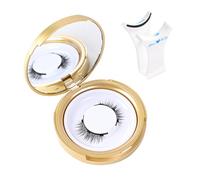 Cils magnétiques d'aspect naturel, sans colle,Outil de maquillage recourbe-cils | Faux-cils réutilisables améliorés par aimant, application sans effort pour les femmes et les filles