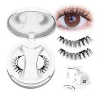 Cils Magnétiques Giani, Cils Magnétiques Avec Applicateur, Aspect Naturel, Réutilisables, Sans Colle, Kit De Cils Souples, Légers Et Imperméables, 3d Soft Flex, Faciles À Appliquer, Pour Une Utilisati