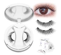Cils Magnétiques Giani, Cils Magnétiques Avec Applicateur, Aspect Naturel, Réutilisables, Sans Colle, Kit De Cils Souples, Légers Et Imperméables, 3d Soft Flex, Faciles À Appliquer, À Porter Toute La