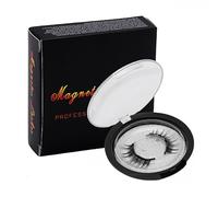 Cils magnétiques Look naturel,Petit démon magnétique suce faux cils，Kit de cils magnétiques Manga réutilisables avec applicateur