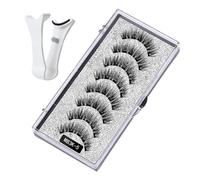 Cils magnétiques naturels,cils magnétiques - cils magnétiques longue durée - Wispy Lashes, faux cils avec applicateur pour extension de cils à la maison