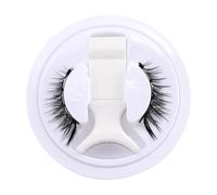 Cils magnétiques sans colle, cils magnétiques avec applicateur, ensemble de faux cils réutilisables, aspect naturel, facile à utiliser, pas de colle nécessaire, outil d'aide au maquillage non irritant