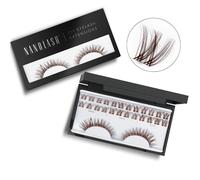 Cils Marron En Grappes À Appliquer Soi-Même À La Maison Nanolash Charm 36 Grappes De Cils - Diy Extensions De Cils En Grappe