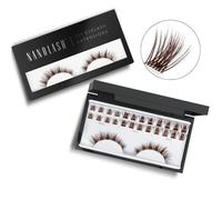 Cils Marron En Grappes À Appliquer Soi-Même À La Maison Nanolash Harmony 36 Grappes De Cils - Diy Extensions De Cils En Grappe