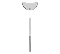Cils pratiques en acier inoxydable miroir avec longue poignée accessoires cosmétiques de mode pour l'inspection de faux cils