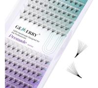 Cils Prefait Premade Fans Cils Volume Russe Extension 10D Cils Bouquet Soie 0.07 D curl 15-20mm Mix Lash Extensions de GEMERRY (10D-0.07-D-mix 15-20mm)