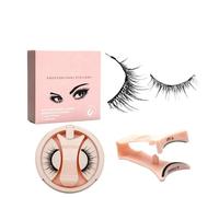 cilsmagnétiques - Ensemble d'extensions de cilsréutilisables, accessoire de maquillage pour les yeux d'aspect naturel, amélioration de la beauté légère | Bande de faux cilsavec outil applic