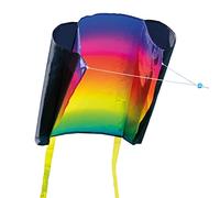 CIM Cerf-Volant monofil - Beach Kite Prism - pour Enfants à partir de 6 Ans - Dimensions : 70x47cm - INCL. Ligne de 80m - queues Colorées