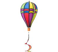 CIM éolienne Mongolfière - Satorn Balloon 23 Twister Retro - résiste aux intempéries - Ballon: Ø23cm x 37cm - accrochage Inclus