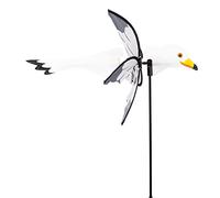 CIM Girouette Petite 2 en 1 SEEMÖWE - hélice Ø31cm, Longueur 41cm, Hauteur Totale 90cm - INCL. Tige de Fixation en Fibre de Verre et système de Suspension