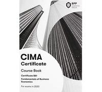 CIMA BA1 Fundamentals of Business Economics by BPP Learning Media Paperback Book BPP Learning Media (Auteur)