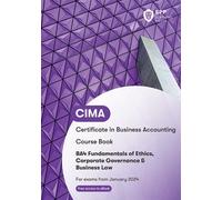 Cima Ba4 Fundamentals Of Ethics, Corporate Governance And Business Law