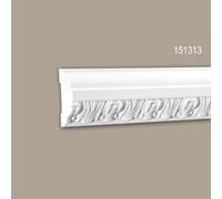 Cimaise 151313 Profhome Moulure décorative design intemporel classique blanc 2 m