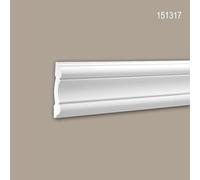 Cimaise 151317 Profhome Moulure décorative style Néo-Classicisme blanc 2 m