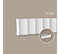 Cimaise 151327F Profhome Moulure décorative flexible design moderne blanc 2 m