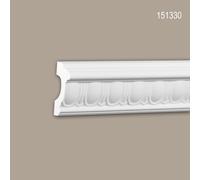 Cimaise 151330 Profhome Moulure décorative design intemporel classique blanc 2 m