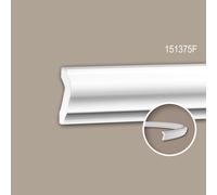 Cimaise 151375F Profhome Moulure décorative flexible style Néo-Classicisme blanc 2 m