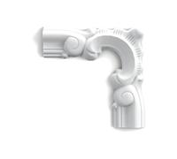 Cimaise aux courbes douces et élégantes P8030D - L13,2 x H1,7 x l13,2 cm - ORAC DECOR