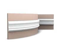 Cimaise flexible au profil classique P8040F - L200 x H10,1 x l2,2 - ORAC DECOR