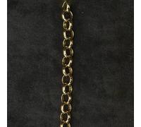 Cimaise pour Tableau Quincaillerie de Suspension pour Tableau en Laiton, Chaîne Dorée de 1 m/Crochet de Chaîne/Crochet de Tringle, Kit Diy pour Exposition de Tableaux(9pcs,1m(3.3ft) Chain)