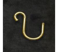 Cimaise pour Tableau Quincaillerie de Suspension pour Tableau en Laiton, Chaîne Dorée de 1 m/Crochet de Chaîne/Crochet de Tringle, Kit Diy pour Exposition de Tableaux(9pcs,Large Hook)