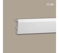 Cimaise Profhome 151388 Frise Encadrement de fenêtre Encadrement de porte Moulure en stuc Moulure décorative design moderne blanc 2 m