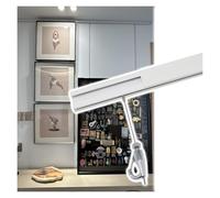 Cimaise Système D'accrochage Pour Galerie D'art, Kit De Suspension Pour Cadres Photo Réglable Transparent, Idéal Pour Musées, Maisons Anciennes(0.9 m/3' track,3.5 m/11.5' cable)