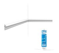 Cimaises Et Plus - Pack 10 mètres Cimaise murale PX201 avec colle - Orac x Cimaises-et-plus - 2,5 x