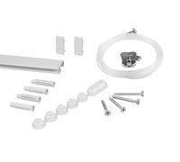 Cimaises pour tableaux - systeme d' accrochage - cliprail + fil transparent 150cm + crochet zipper - kit complet