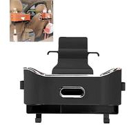 Cimario Car Seat Storage Box, Multifunctional Car Seat Back Storage Box, Car Seat Tissue Storage Box with Cup Holder, Car Back Seat Organizer for Home and Travel (Black)