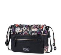 Cimarron - Sac à bandoulière avec fermeture à glissière et froncé pour femme en nylon/Eco Peau, design original, unique et exclusif pour usage quotidien 310143