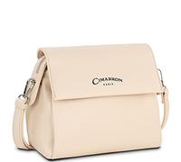Cimarron - Sac à bandoulière pour Femme avec Poche arrière et Fermeture Zip. Cuir écologique. Bandoulière réglable et Amovible 312378, Couleur Beige
