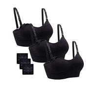 Cimary Soutien-gorge de grossesse sans coutures pour l'allaitement et le sommeil, sans armatures pour femmes, pack de 3/4 pièces