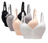 Cimary Soutien-Gorge de maternité sans Couture pour Femmes (Lot de 4)