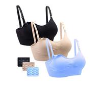 Cimary Soutiens-Gorge sans Couture de Soutien-Gorge de maternité de Soutien-Gorge d'infirmière rallonges de Soutien-Gorge inclues (Lot de 3 / Lot de 4)