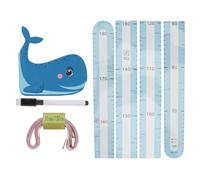 CIMAXIC 1 Jeu règle de hauteur magnétique décor pèse-bébé gramme lester Autocollant de hauteur D décalcomanie artistique autocollant de hauteur pour enfants colle en poudre de fer Blue