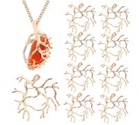 CIMAXIC 10 Pièces Coiffe en épingle à cheveux bijoux de cheveux de branche parure de cheveux rustique accessoires de cheveux en métal épingles à cheveux pour femmes décoratives cuivre Doré