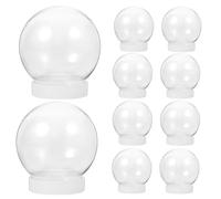 CIMAXIC 10 Pièces Globe d'eau Décoratif Artisanat Faisant Un Globe d'eau Vide Bricolage s D' Artisanat Clair s D' Vides en Forme De Boule