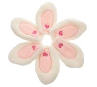 CIMAXIC 10 Pièces oreilles de lapin en peluche boules Quies mignon Accessoires pour headband Accessoires pour fabrication de headbands décorations d'oreilles de lapin charme de bricolage
