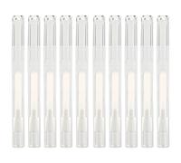CIMAXIC 10pcs Stylos Vides Transparents 3ml en Plastique avec Pinceau Rotatif, Design Anti-fuite, Accessoires de Manucure Essentiels pour Voyage et Usage Professionnel