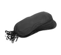 CIMAXIC 12 Pièces Masques de Nuit Ajustables en Tissu Noir pour Jeux de Société avec Sangles Élastiques Confortables pour Réunions Familiales