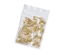 CIMAXIC 1440 Pièces Strass pour Ongles de Diamant Or, Décoration Légère et Élégante pour Nail Art, pour Manucure Artisanale Raffinée